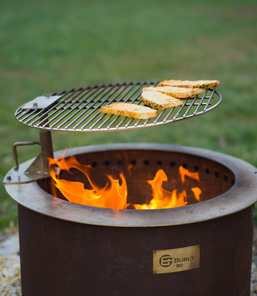 Grill Feature for the VIRGINIAN Fire Pit Burly USA