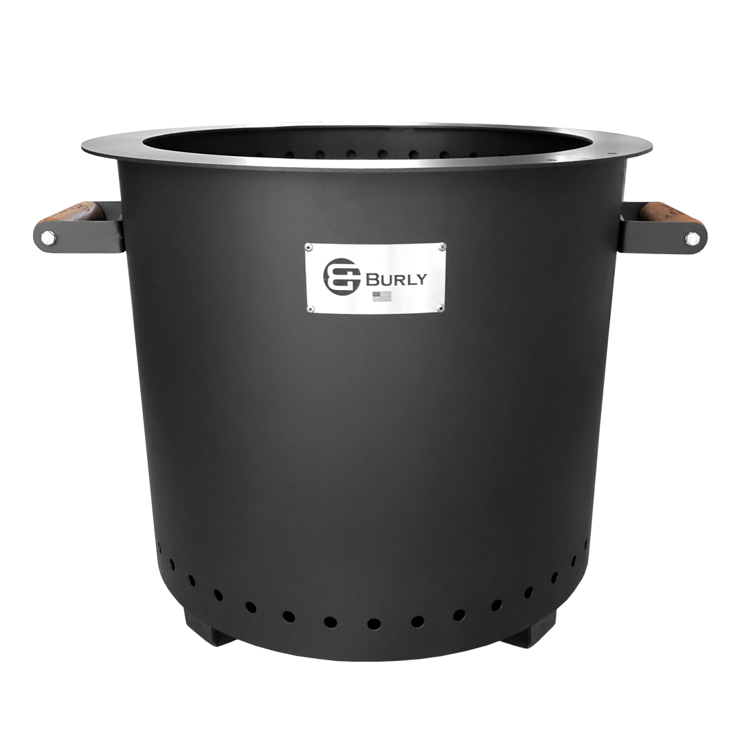 SCOUT Matte Black Fire Pit – Burly USA